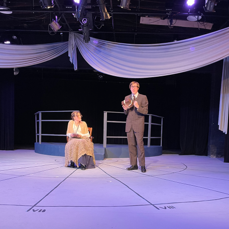 Matt performing as Peter Shaw in Silent Sky