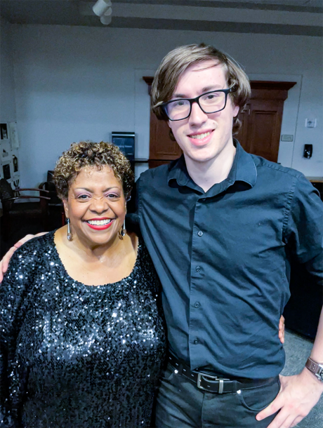 Matt with THE Carmen Bradford